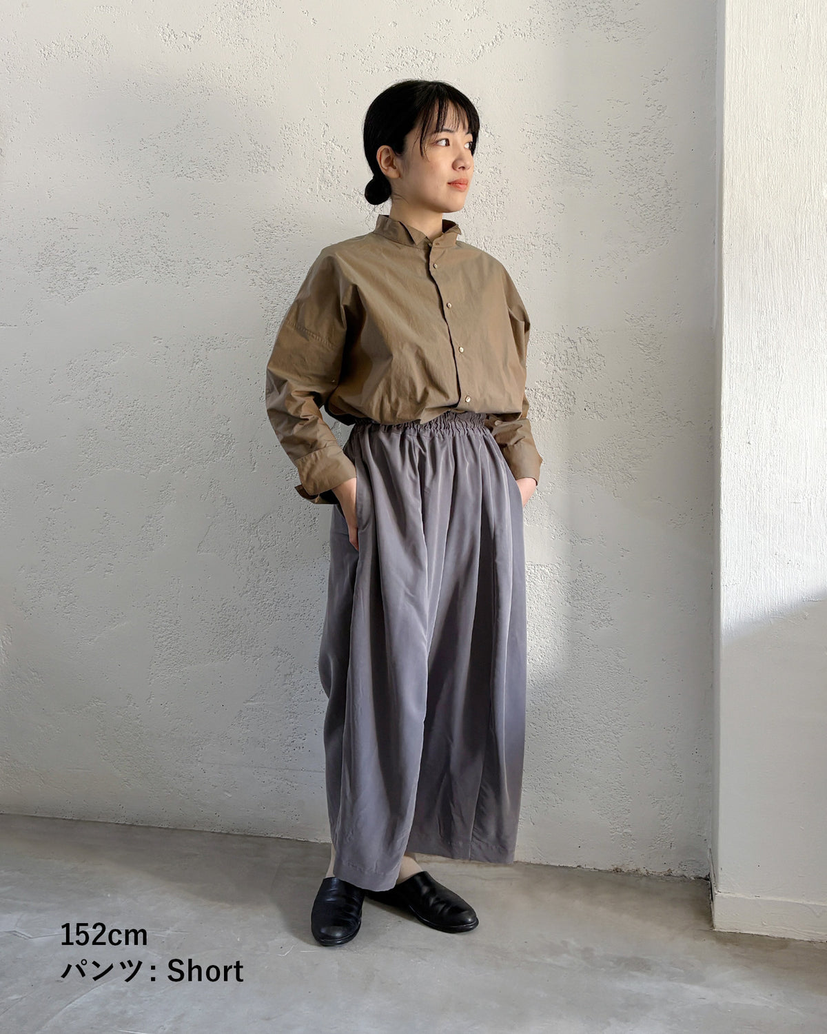 オーバーシャツ コットンシャンブレー