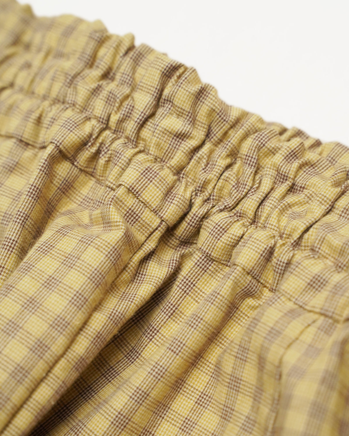 [2512] Wide-leg pants / Block check