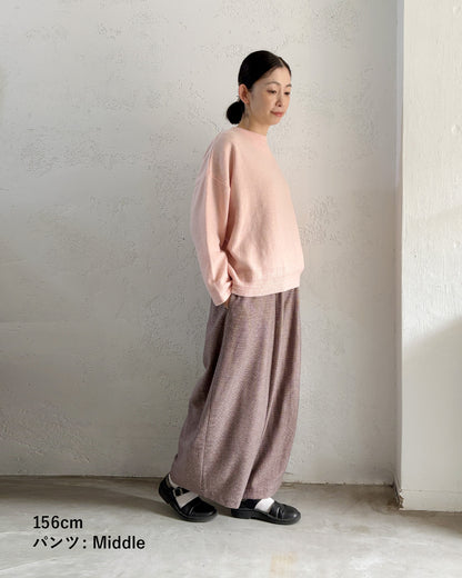 クルーネックセーター ラムウール
