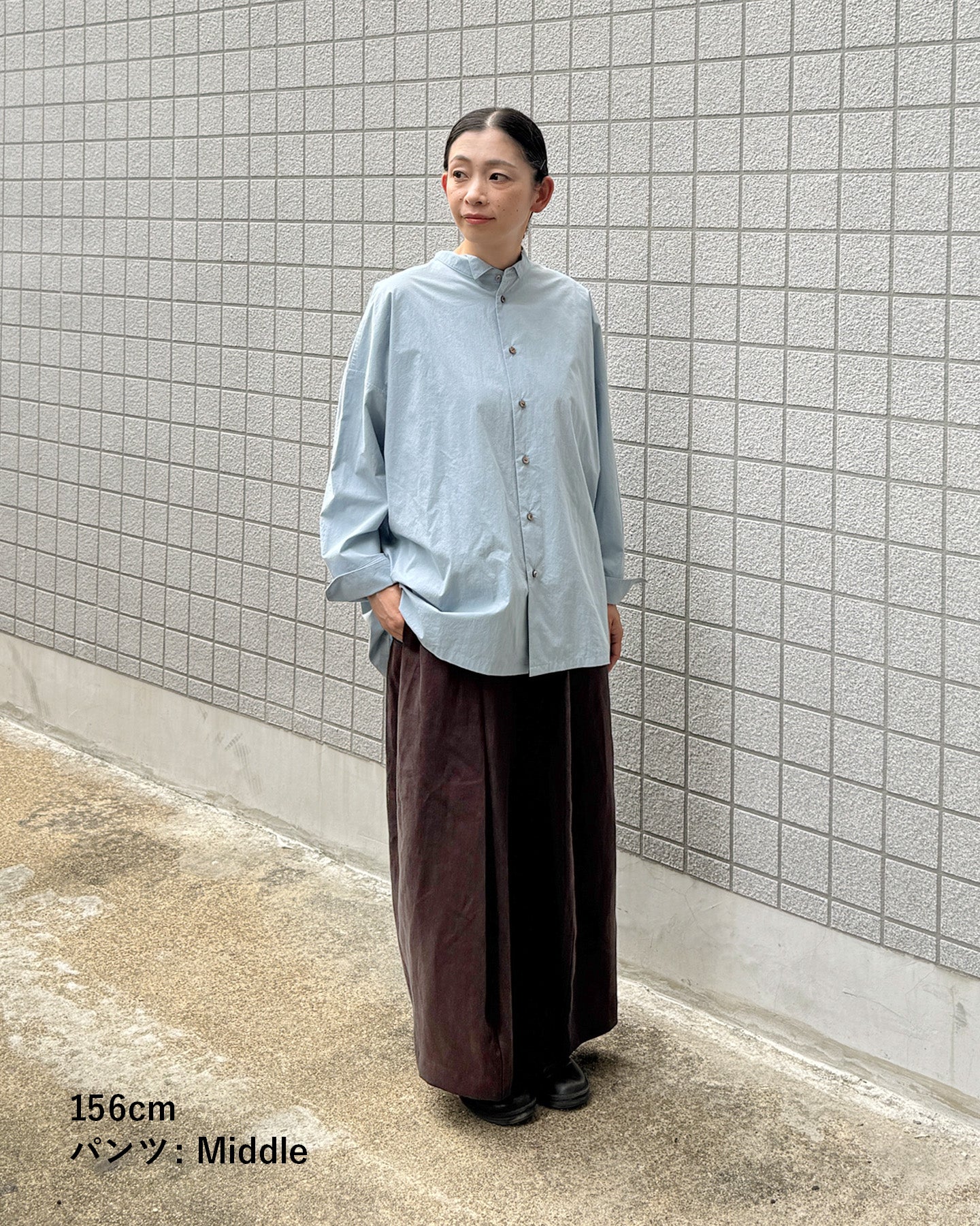 【9月5日発売】オーバーシャツ タイプライターコットン