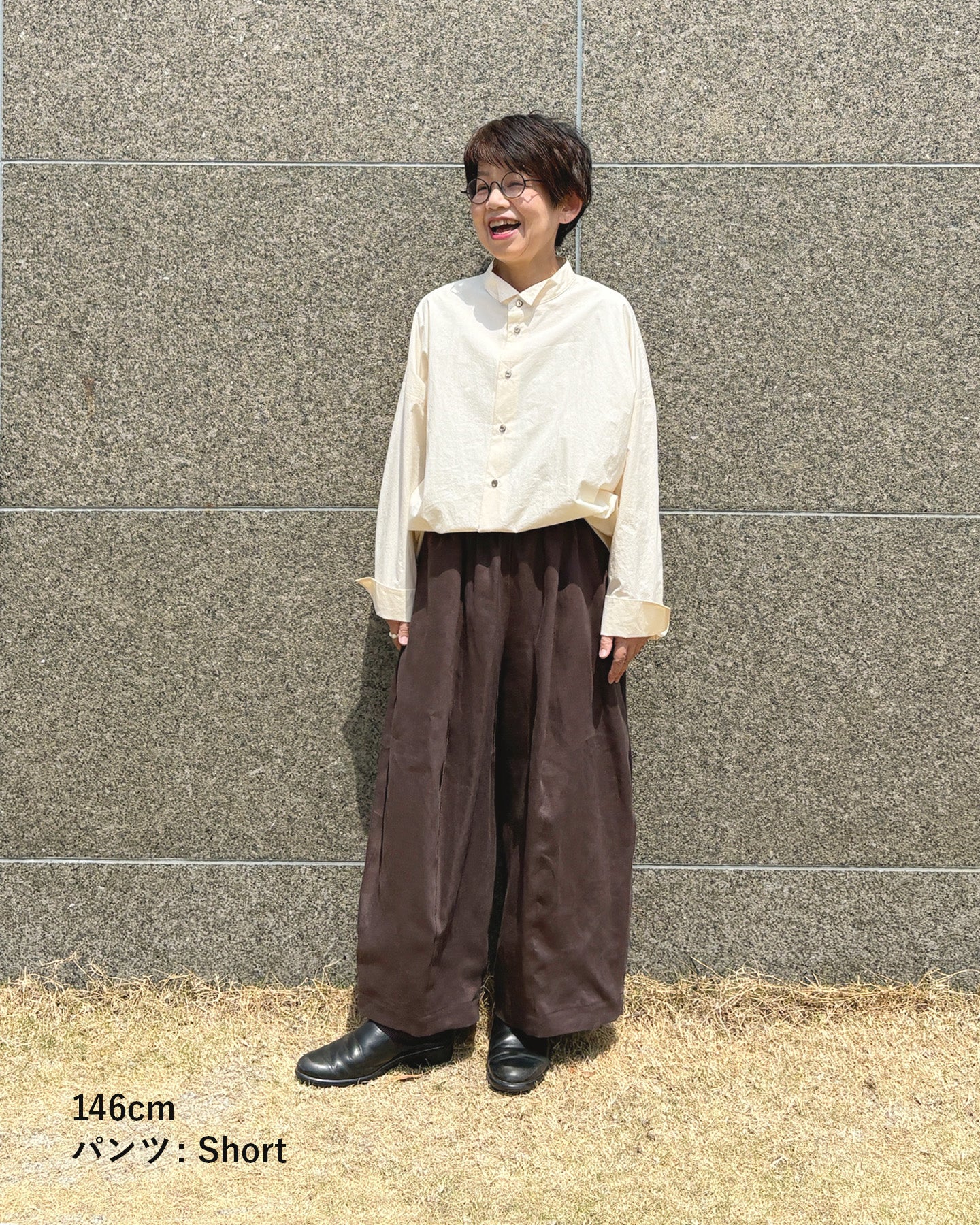 【9月5日発売】ワイドパンツ ヘビーリネンツイル
