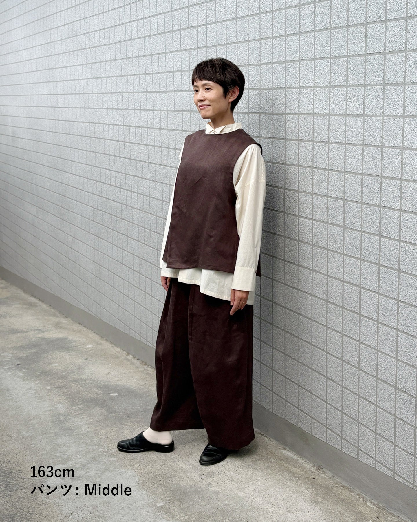 【9月5日発売】ワイドパンツ ヘビーリネンツイル