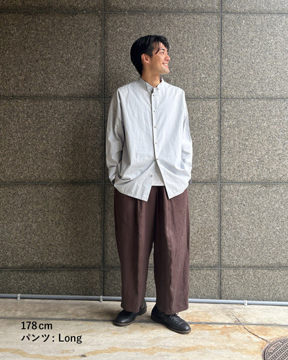 【9月5日発売】ワイドパンツ ヘビーリネンツイル