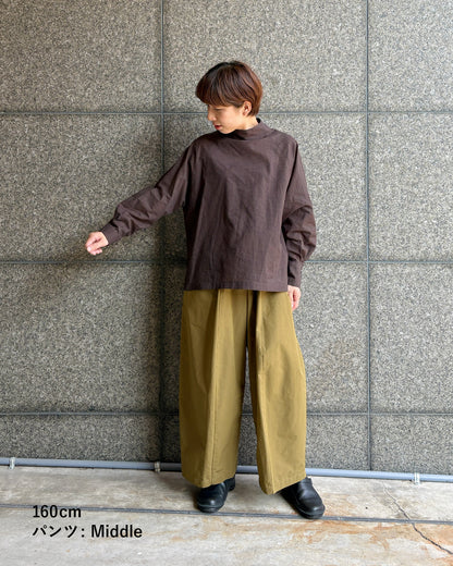 【9月5日発売】ラグランスリーブシャツ コットンシルク