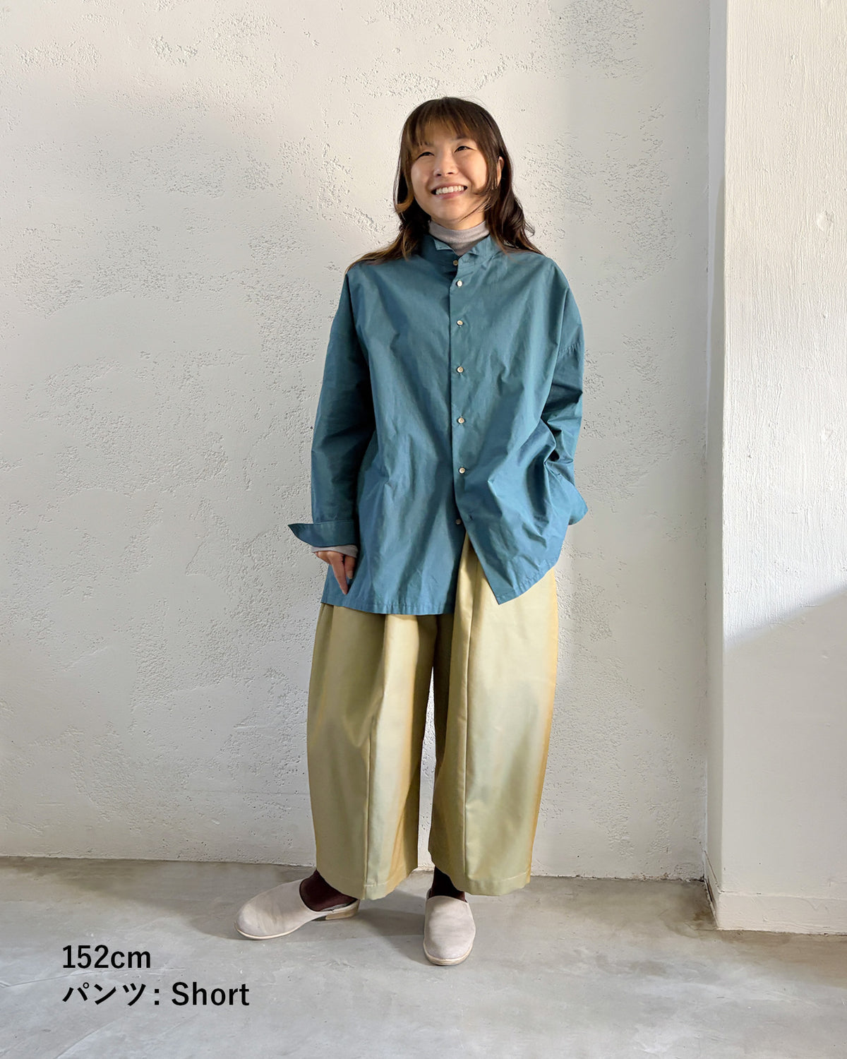 オーバーシャツ コットンシャンブレー