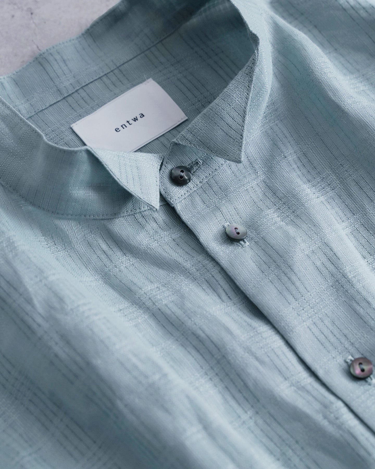 [Available from 12:00 PM on Saturday, March 14th] Three-quarter Sleeve Overshirt/Dobby Check