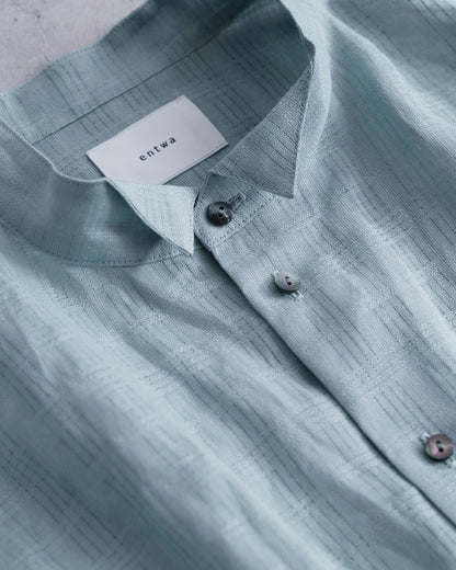 [Available from 12:00 PM on Saturday, March 14th] Three-quarter Sleeve Overshirt/Dobby Check