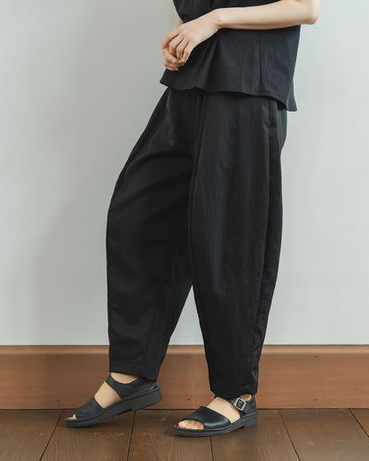 【6.6(土)12:00~発売予定】テーパードパンツ ナイロンツイルスムース