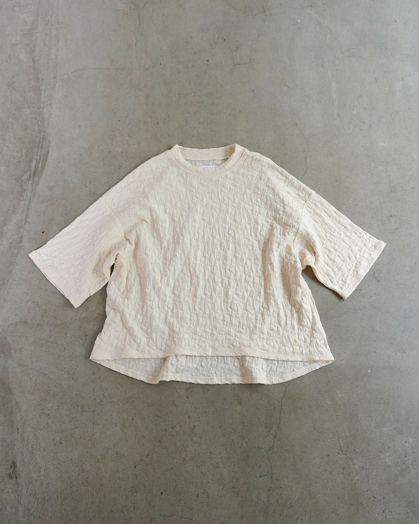 【6.6(土)12:00~発売予定】半袖コットンTシャツ リンクスチェック