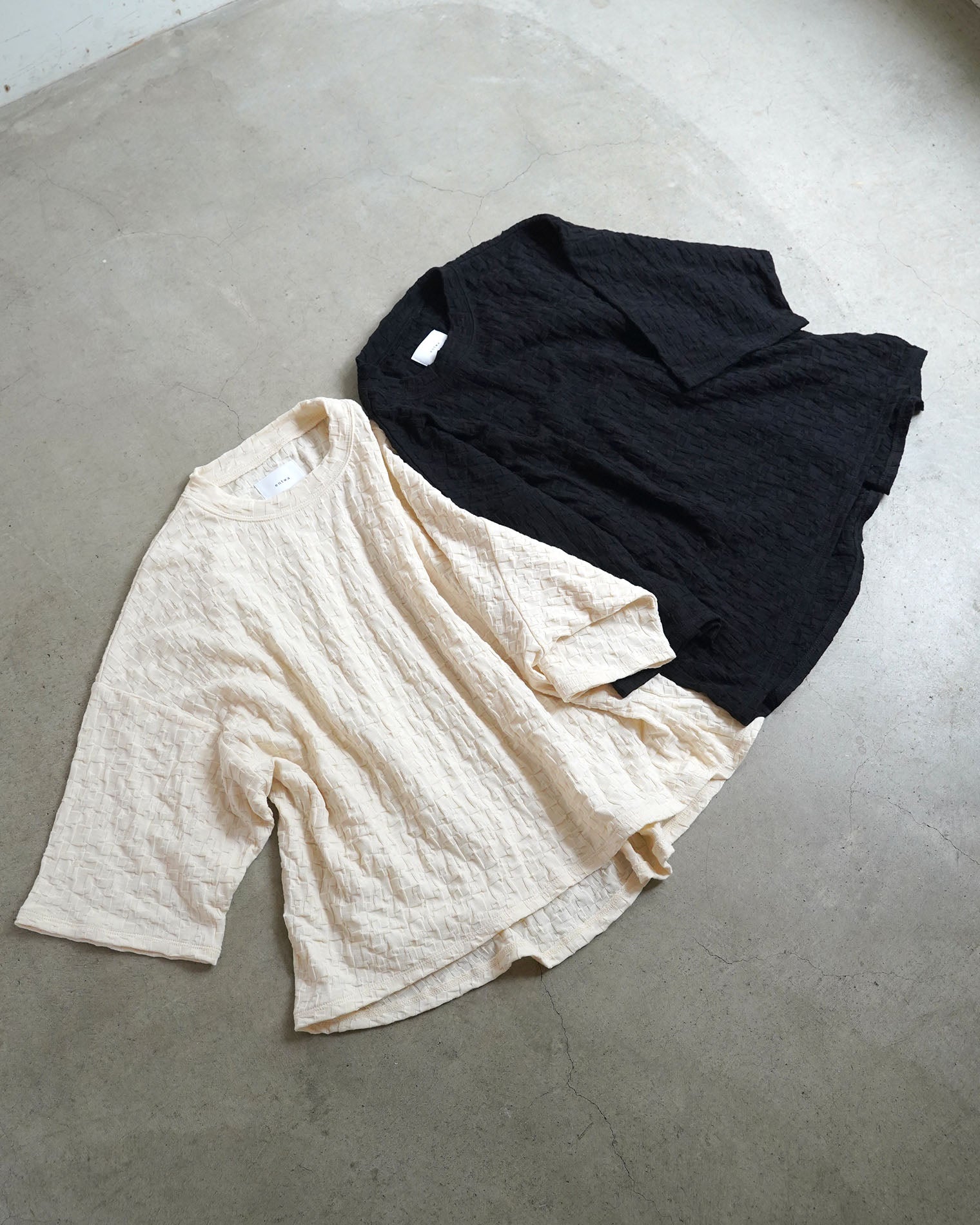 6.6(土)12:00~発売予定】半袖コットンTシャツ リンクスチェック – entwa