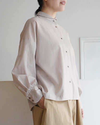 Dutch Collar Shirt / Cotton Lawn