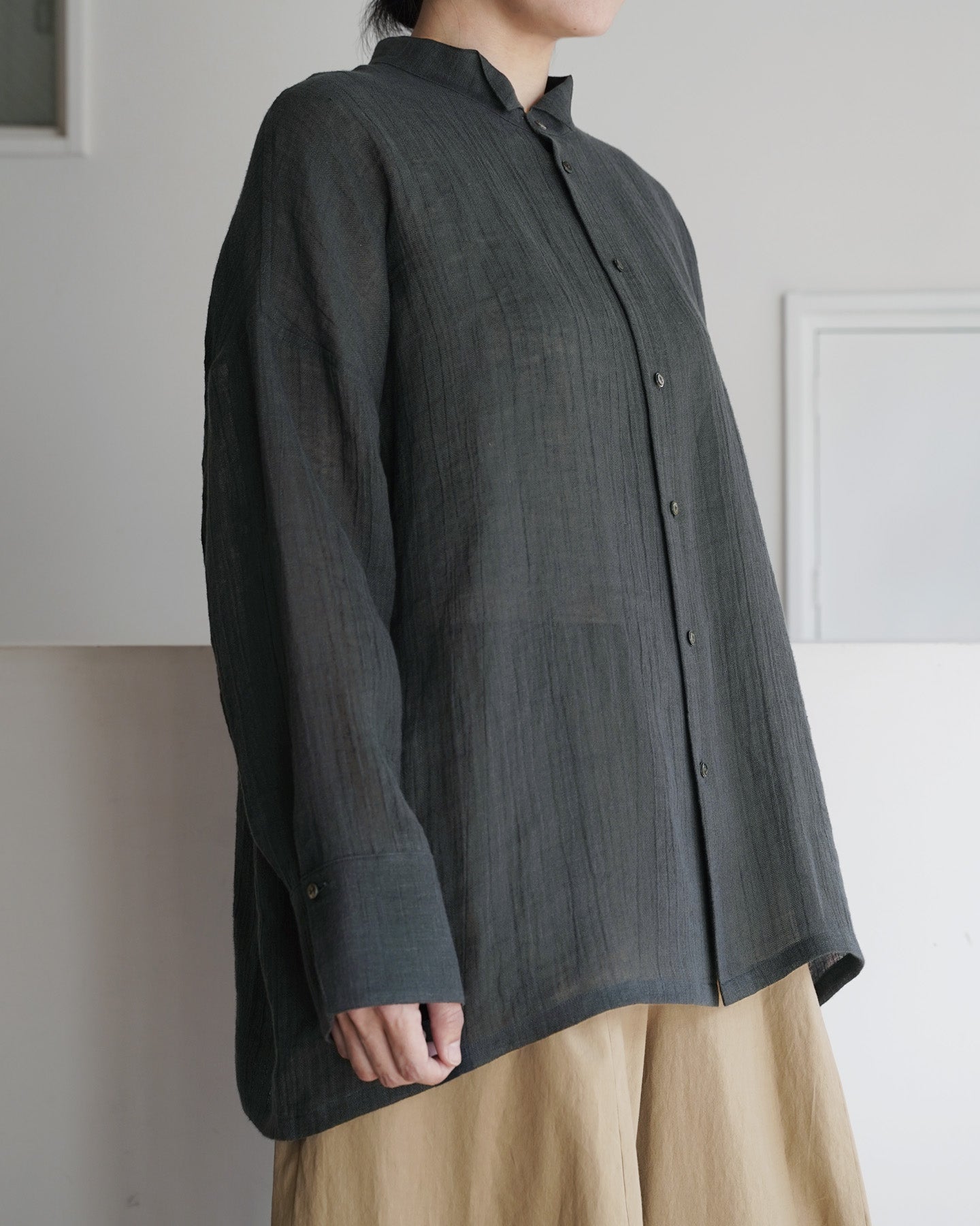 【3月14日(土)12時〜発売】オーバーシャツ/リネンボイル