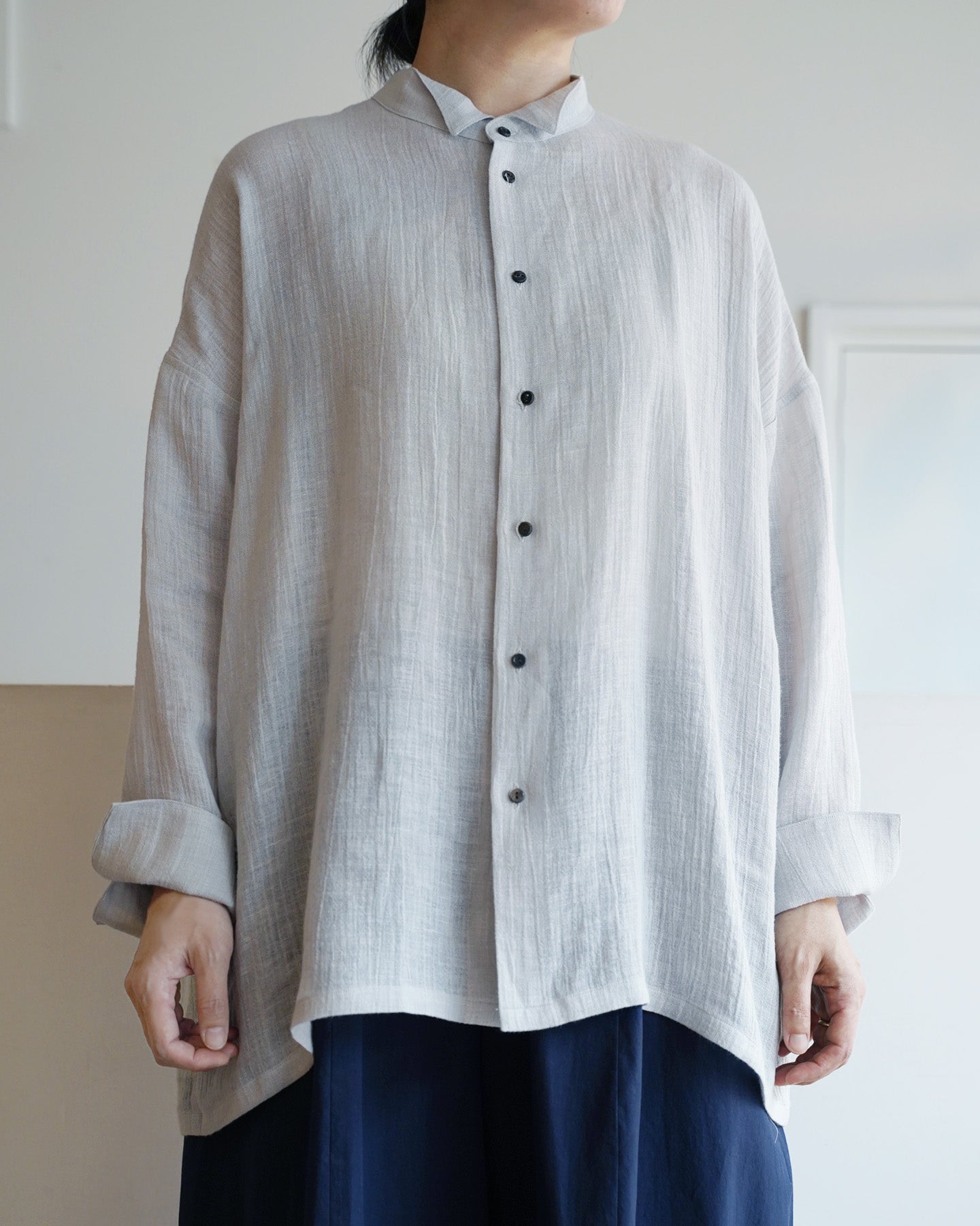 【3月14日(土)12時〜発売】オーバーシャツ/リネンボイル