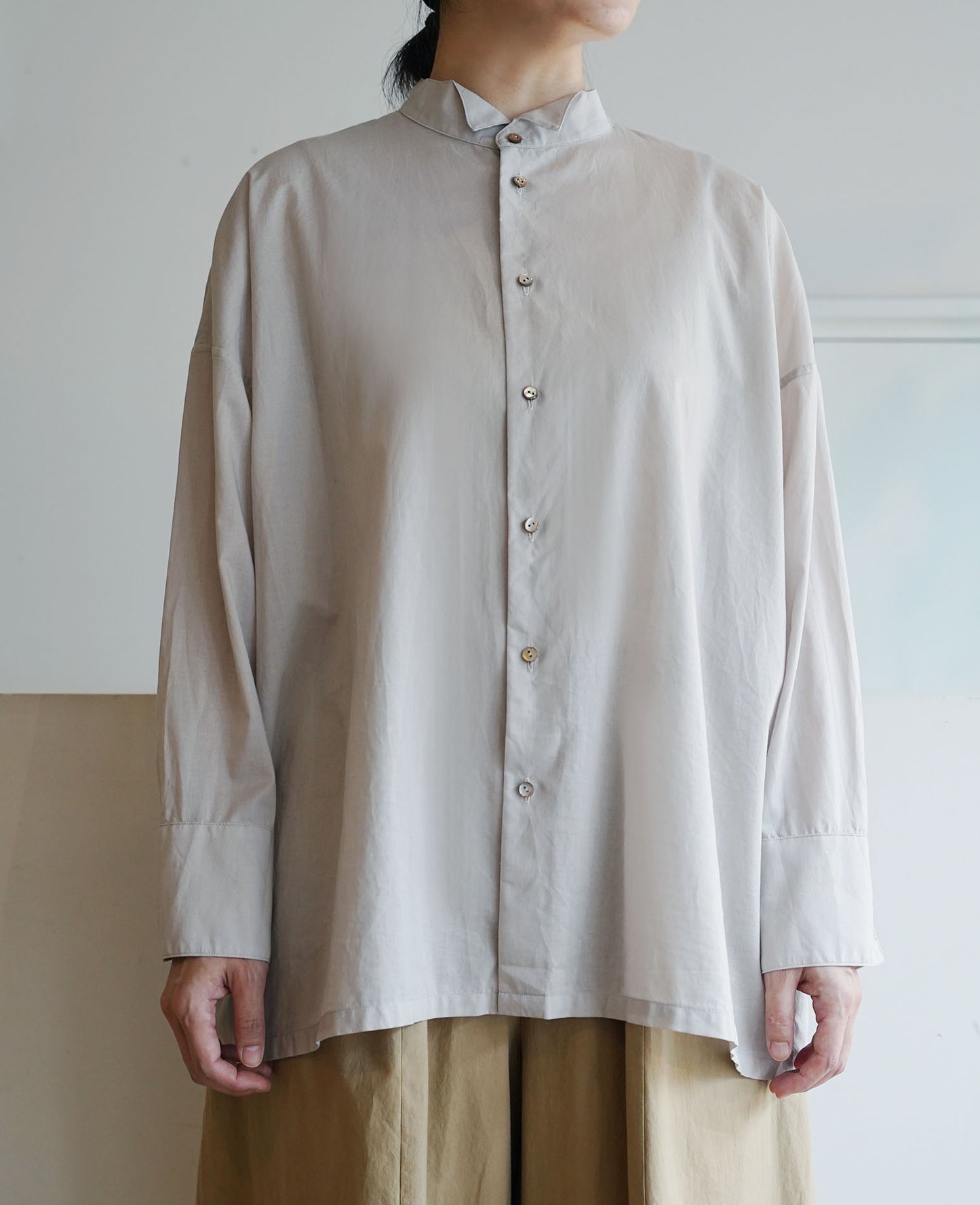 【3月14日(土)12時〜発売】オーバーシャツ/コットンローン
