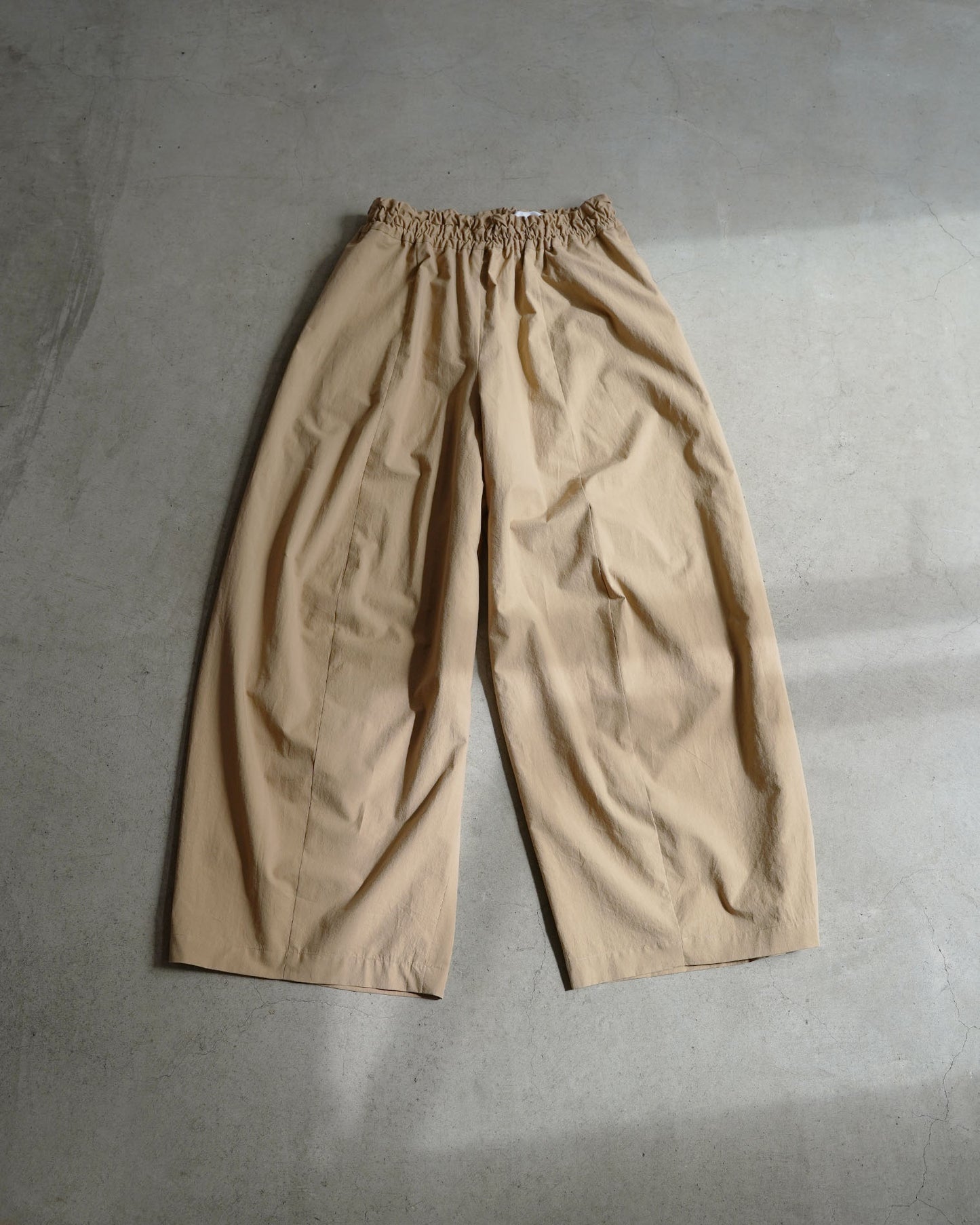 ワイドパンツ/近江晒コットンツイル