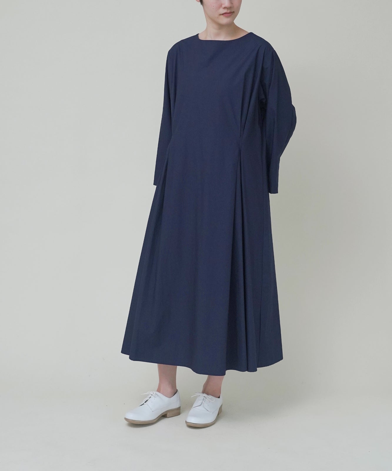 Side Tuck Dress Nidom Cotton