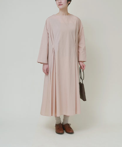 Side Tuck Dress Nidom Cotton