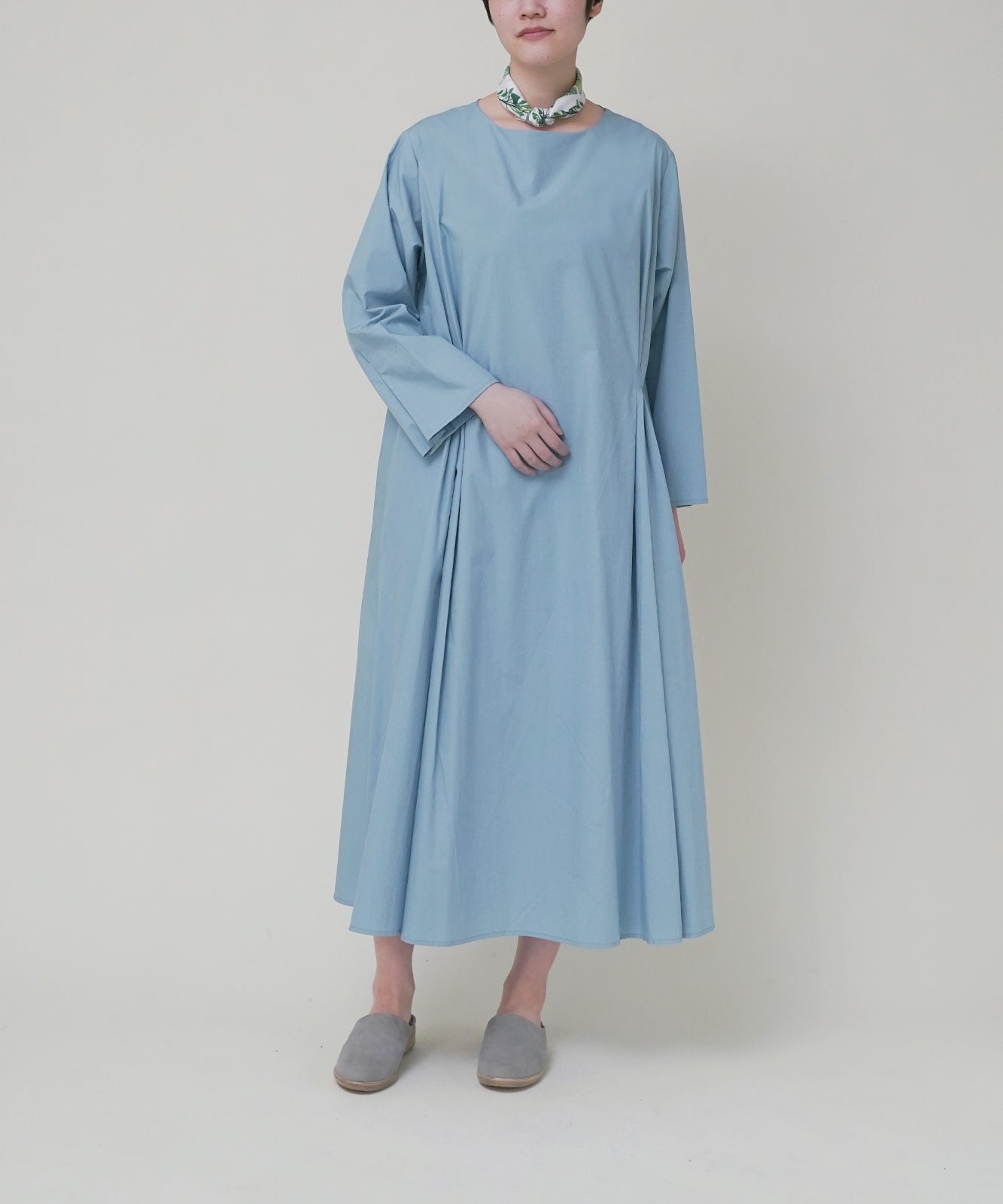 Side Tuck Dress Nidom Cotton