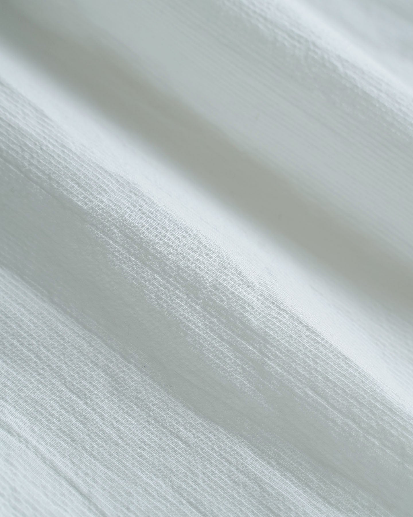 オーバーシャツ/コットンストライプ / ホワイト