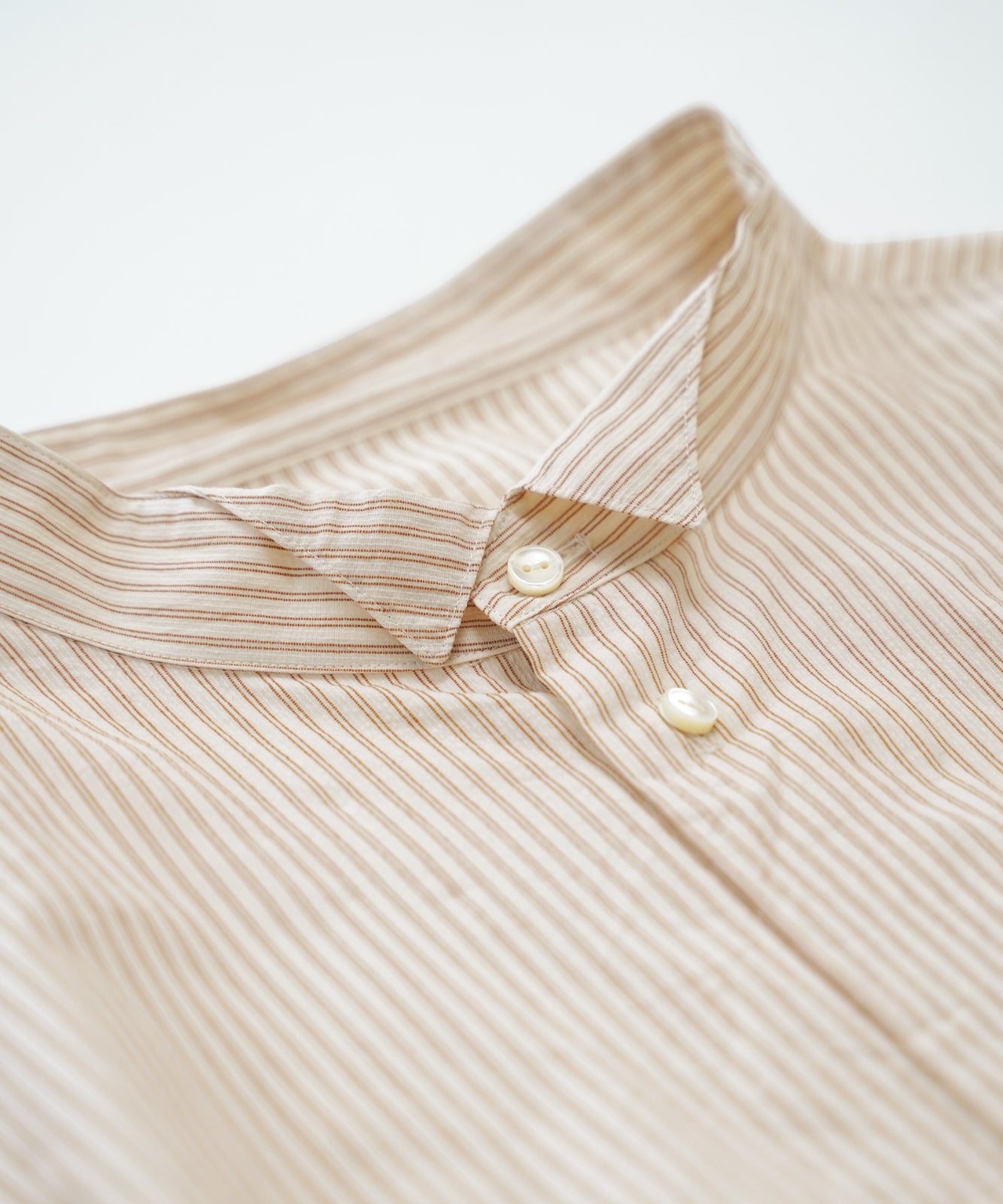 Cotton striped overshirt