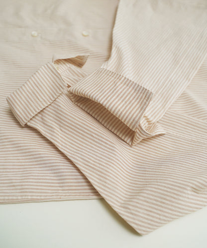 Cotton striped overshirt