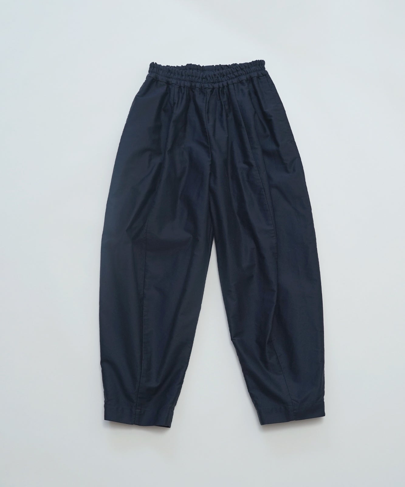 Tapered pants in moleskin 