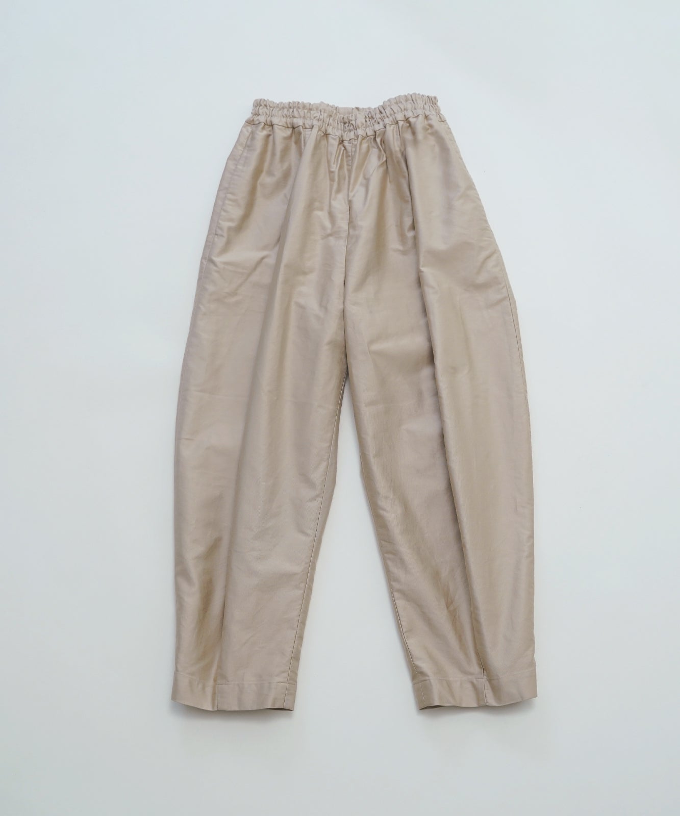 Tapered pants in moleskin 