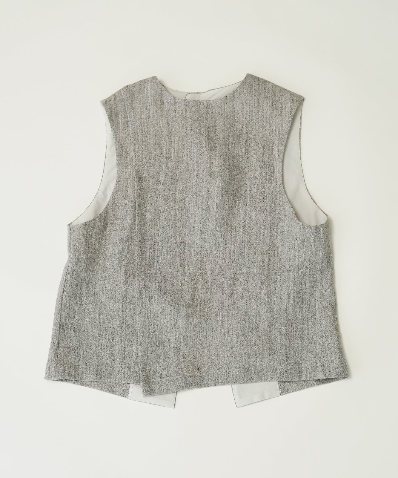 Wool linen vest 