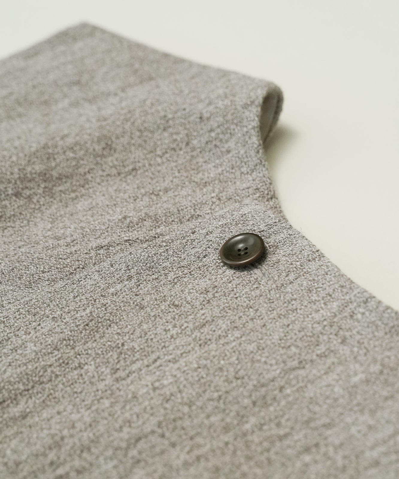 Wool linen vest 