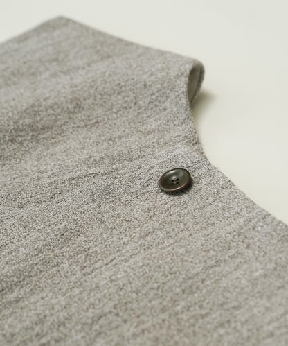 Wool linen vest 