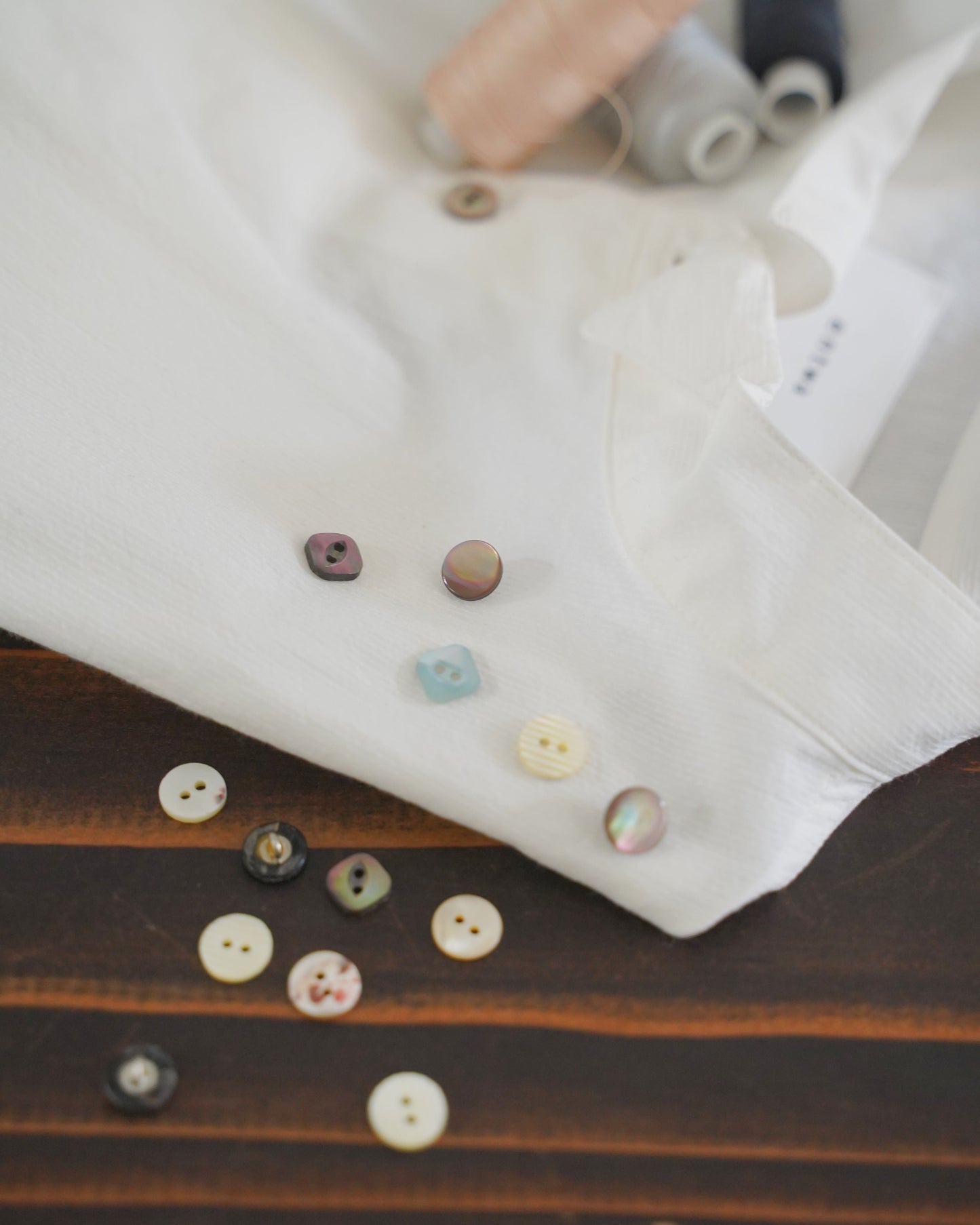 【受付中】おまかせボタン付け替え　entwa/kaze no sumikaの服が対象です