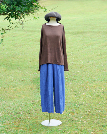 [Available from 12:00 on Saturday, August 8th] Knit Pullover / Linen Jersey