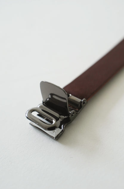 Leather mini belt (set of 2)