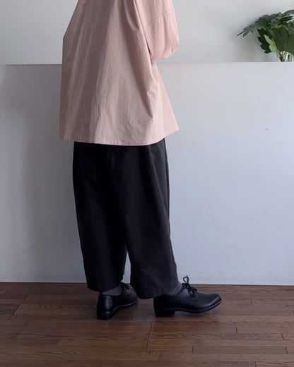 【9月19日発売】ワイドパンツ スムースバックツイル