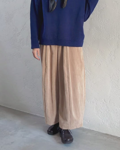 [Available October 24] Corduroy Wide-Leg Pants