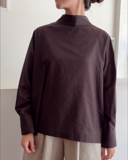 【9月5日発売】ラグランスリーブシャツ コットンシルク