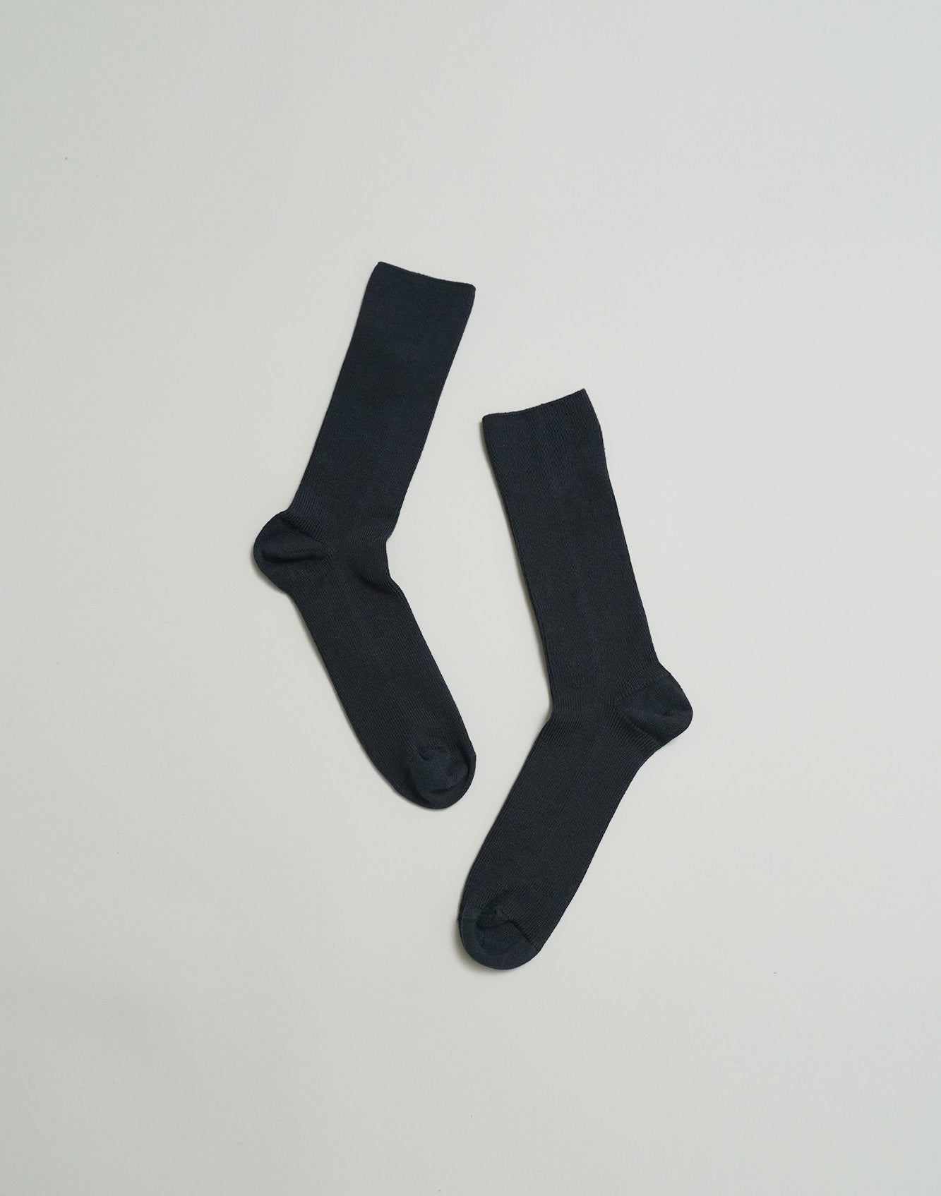 Wool ribbed socks (22.5-25cm)